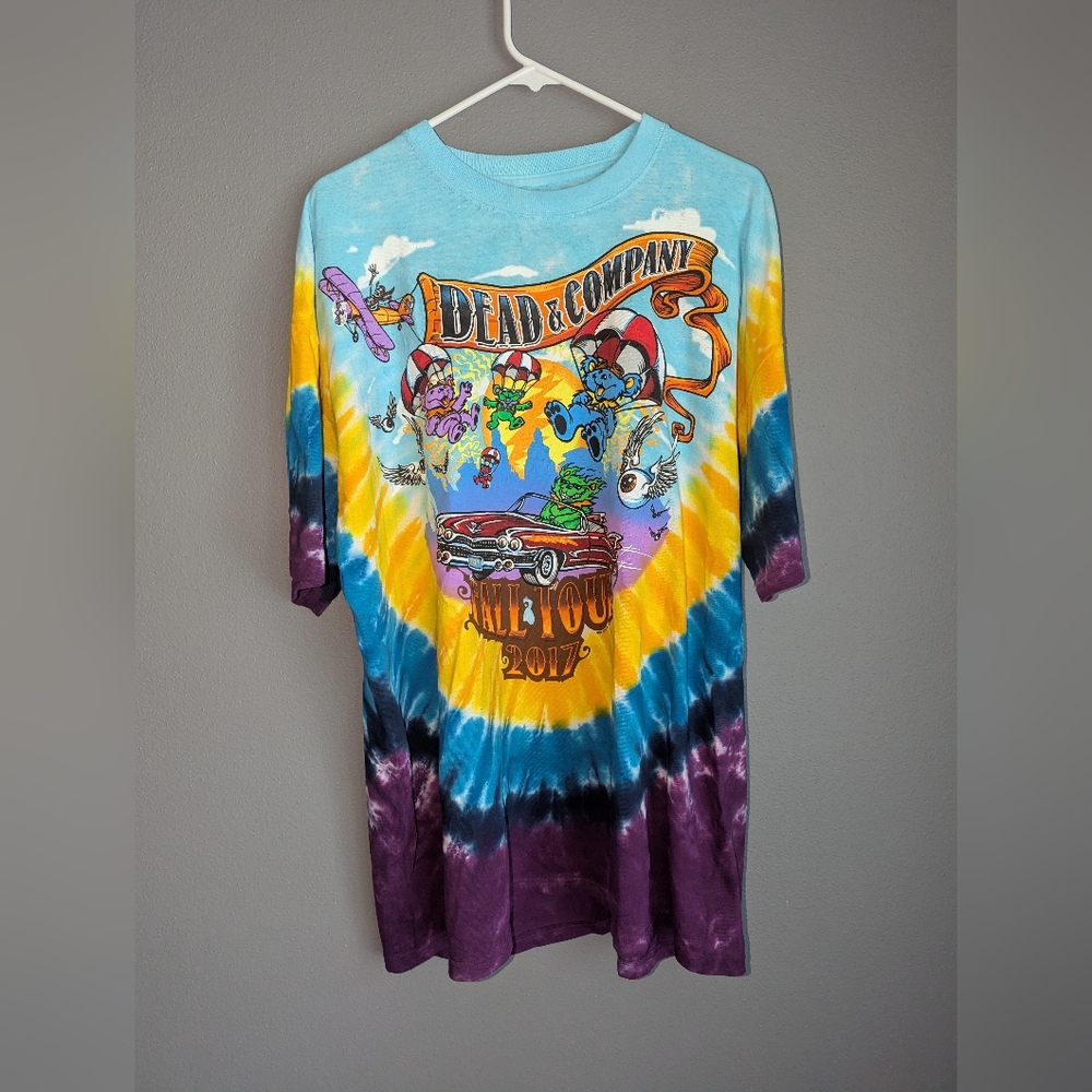 Grateful Dead Graphic T-shirt XL. Unisex Grateful Dead Band T-shirt Fall Tour 17